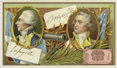 Gilbert du Motier, Marquis de Lafayette og George Washington af European School