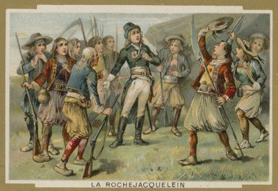 Henri de la Rochejacquelein taler til sine soldater, Vendee Revolt, French Revolution af European School