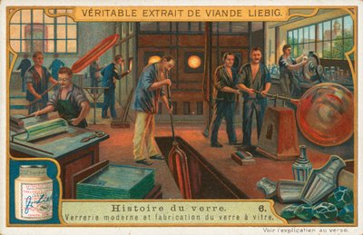 Glasets historie, Liebig-kort, begyndelsen af det 20. århundrede (chromo) af European School
