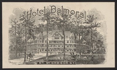 Hotel Trade Card (gravering) af European School