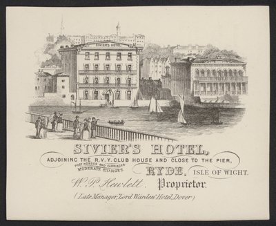Hotel Trade Card af European School