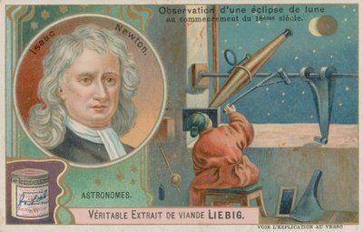 Isaac Newton og en måneformørkelse af European School