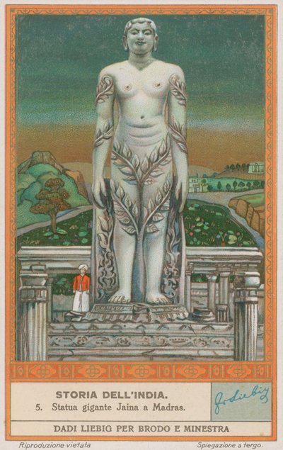 Jain-statue i Madras (Chennai) af European School