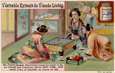 Japanske kvinder spiller brætspil af European School