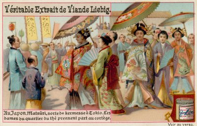 Japanske kvinder på Matsuri af European School