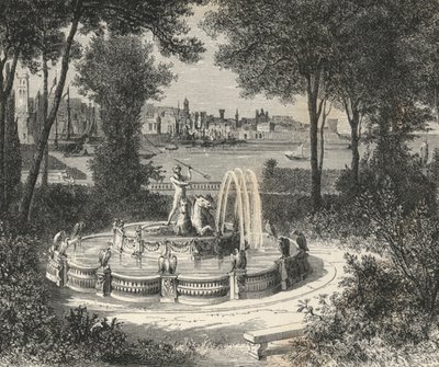 Jardins Doria (gravering) af European School