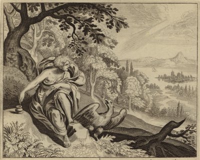 Johannes evangelisten (gravering) af European School