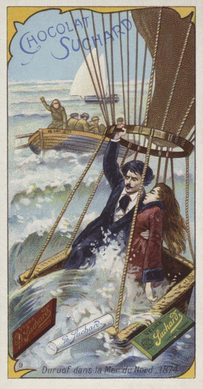 Jules Duruofs ballon kommer ned i Nordsøen, 1874 af European School