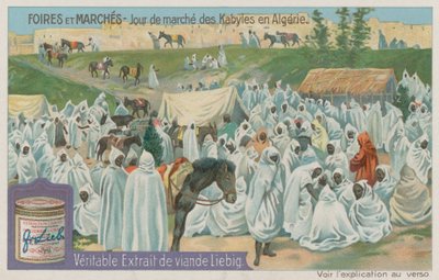 Kabyle markedsdag i Algeriet af European School
