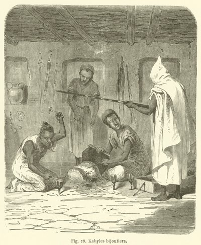 Kabyle juvelerer (gravering) af European School