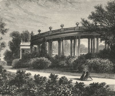 La colonnade a Postdam (gravering) af European School