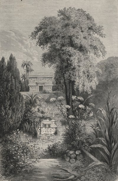 The Paradise of Quetzalcoatl (gravering) af European School