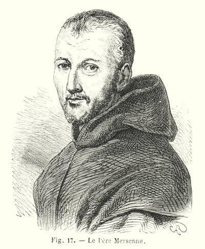 Fader Mersenne (gravering) af European School