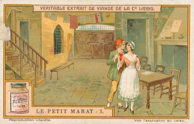 Le Petit Marat, Liebig-kort, begyndelsen af det 20. århundrede (chromo) af European School