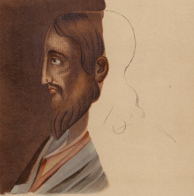 Lighed med Jesus Kristus: Fra en mosaik taget fra de romerske katakomber (chromolitho) af European School