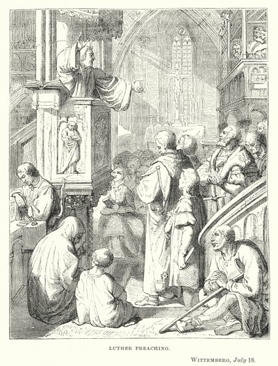 Luther-prædiken, Wittemberg, 18. juli af European School