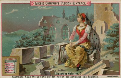 Melusine blandt ruinerne af European School