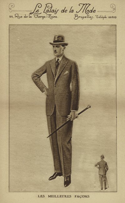 Herremode omkring 1930