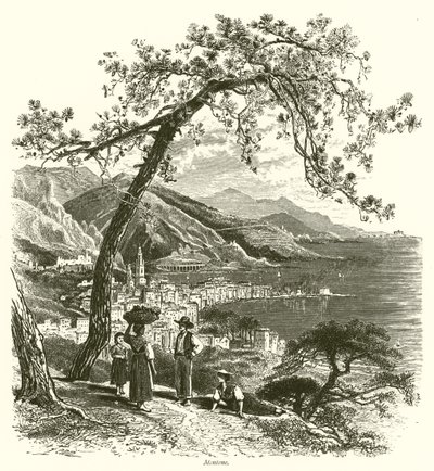 Mentone (gravering) af European School