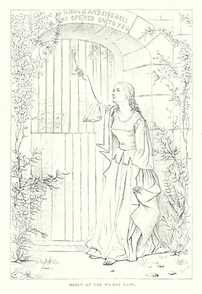Mercy at the Wicket Gate (gravering) af European School
