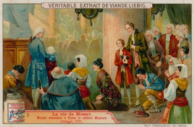 Mozart år Allegris Miserere i Rom af European School