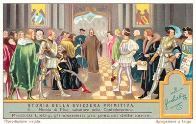 Nicholas of Flue forhindrer de schweiziske kantoner i at gå i krig mod hinanden af European School