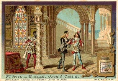 Othello overhører Iago og Cassio af European School