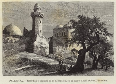 Palæstina, Moskeen og Himmelfartsbasilikaen, på Oliebjerget, Jerusalem af European School