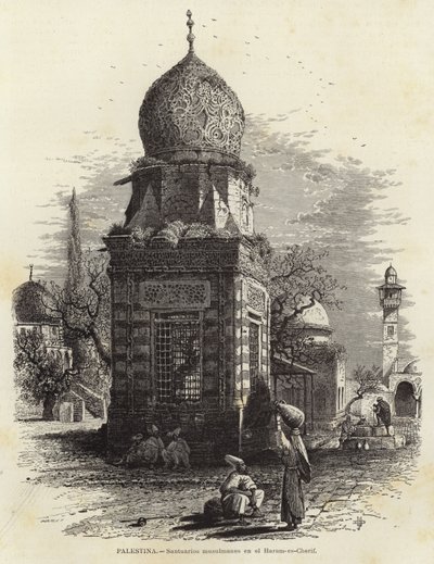 Palæstina, muslimske helligdomme i Haram-es-Cherif af European School