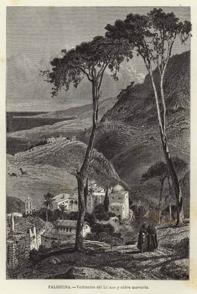 Palæstina, Vertientes del Lilano og den maronitiske landsby af European School