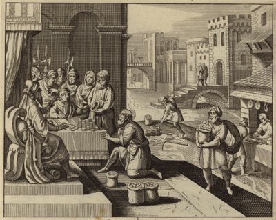 Lignelse om talenterne (gravering) af European School
