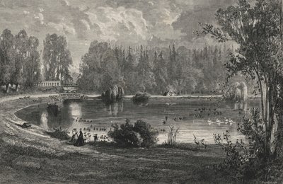Piece Of Water Of The Keys, Touraine (gravering) af European School