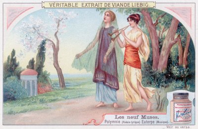 Polyhymnia (lyrisk poesi) og Euterpe (musik) af European School