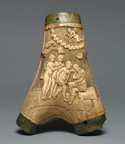 Pulverkolbe, c.1550-80 af European School