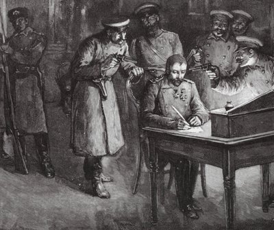 Prins Alexander underskriver sin abdikation af European School