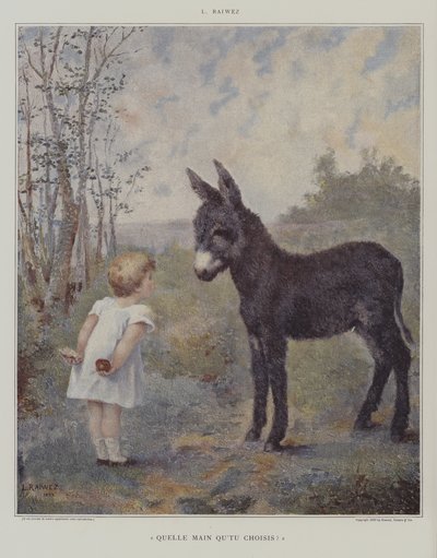 Hvilken hånd vælger du? (Hvilken hånd vælger du?) (farve litho) af European School