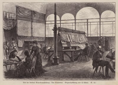 Læsesal på Berlin Exhibition of Trade and Industry, Tyskland af European School