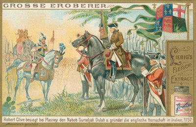 Robert Clive (chromolitho) af European School