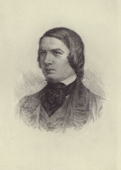 Robert Schumann (gravering) af European School