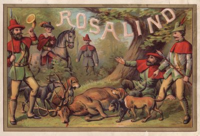 Rosalind (chromolitho) af European School