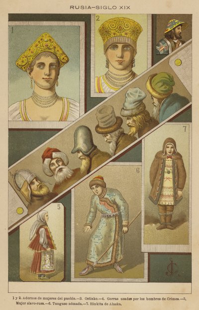 Rusland, 1800-tallet (farvefotografier) af European School