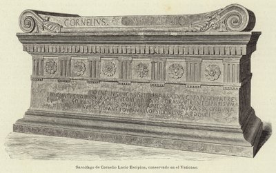 Sarkofag af Cornelius Lucius Scipio, bevaret i Vatikanet af European School