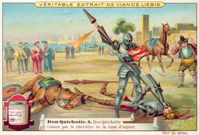 Scene fra Don Quixote (chromolitho) af European School
