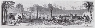 Scene i Jardin du Luxembourg under Pariserkommunen af European School