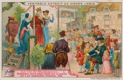 Shakespeare hjalp som barn i en dramatisk produktion for første gang af European School