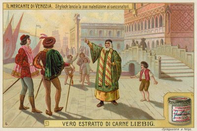 Shylock, Bassanio og Antonio af European School