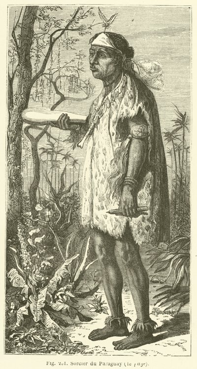Sorcerer of Paraguay (gravering) af European School