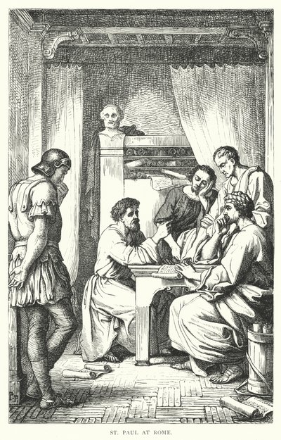 St Paul i Rom (gravering) af European School