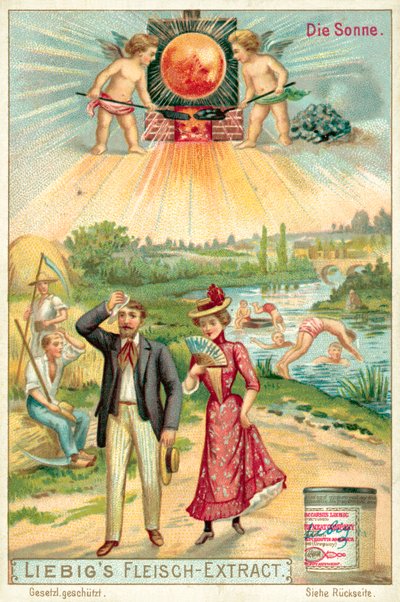 Solrigt vejr (chromolitho) af European School