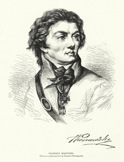 Thaddeus Kosciusko (gravering) af European School